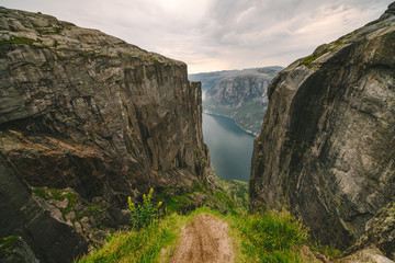 Hiking to Kjeragbolten (Kjerag), Norway