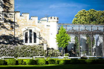 Fototapeta premium close up view go the czech castle Hluboka
