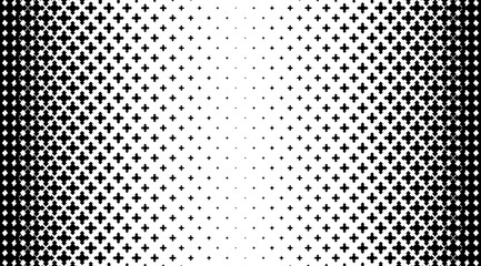 Abstract halftone geometric pattern vector design.