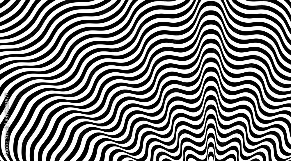 Aufkleber abstract psychedelic art stripped background vector design.