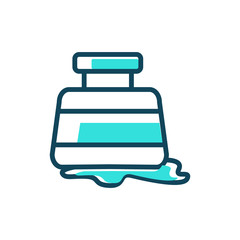 INK bottle icon vector