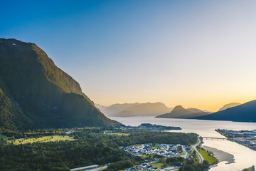 Rauma river valley, Norway