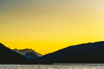 Abstract view of mountains