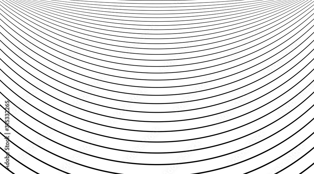 Aufkleber thin linear futuristic stripped pattern vector design.