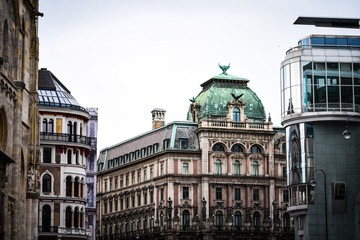 Fototapeta premium panoramic view of Prague city