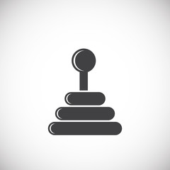 Car part icon on background for graphic and web design. Creative illustration concept symbol for web or mobile app