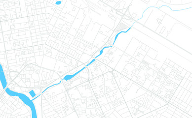 Astana, Kazakhstan bright vector map