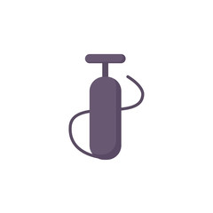 air pump flat icon on white background