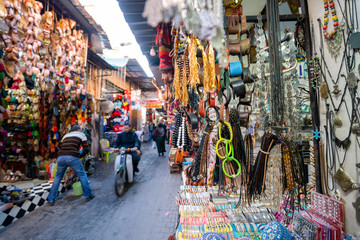 Obraz na płótnie Canvas Market in old town of Marrakech, Morroco