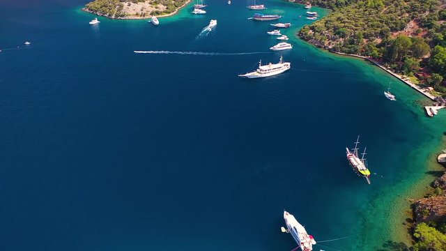 12 Island of Gocek, Fethiye Gulf, Turkey.