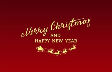 Merry Christmas Flying White Santa Claus Red