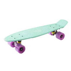 Foto op Plexiglas modern colorful skateboard - pennyboard isolated on white © zayatssv