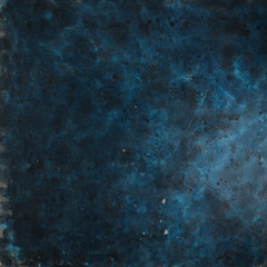 Abstract grunge dark navy background, textured. Copyspace.