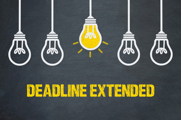 Deadline extended 