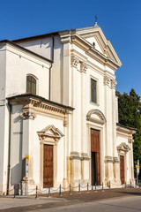 Obraz premium Lonigo, Italy. View of catholic church (Chiesa Vecchia) in Lonigo.