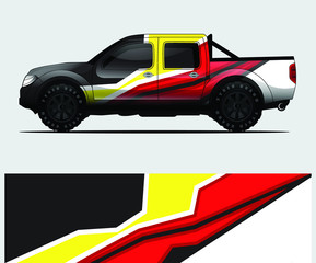 truck decal graphic wrap vector, abstract background