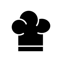 A chef's hat icon vector design template