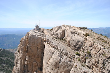 Fototapeta premium Penyagolosa/peñagolosa peak in Castellón, Spain.