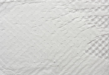 wrinkled and damaged sheet of white paper, element for the designer