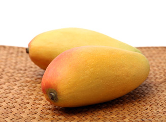 Mango on a white background