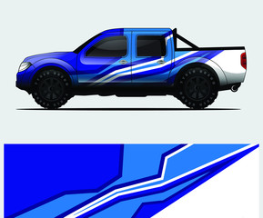 truck decal graphic wrap vector, abstract background