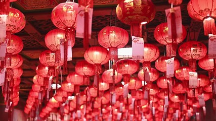 Chinese New Year Decorative Lanterns means "Healthy, Rich, Peace and Prosper Life.", Chinese new year decorations,Lunar festival