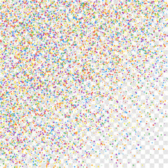 Festive confetti. Celebration stars. Colorful conf