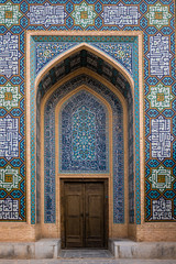 Entrance to the mosque Yazd. Iran