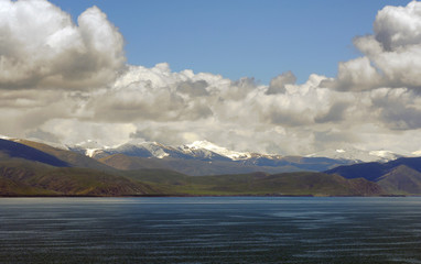 Clouds above Sevan Lake. Gegharkunik Region, Armenia.