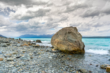 Fototapeta na wymiar Lake Pukaki, New Zealand