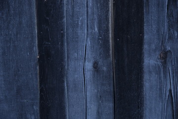Naklejka premium Old weathered wood texture background pattern. Grey and black color panels. Copy space for text.