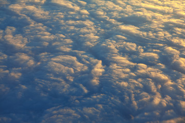 background of beautiful dense clouds