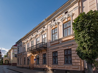 Fototapeta na wymiar Fassade in der Altstadt von Kolomea in der Ukraine 