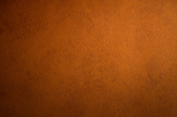Brown leather texture background surface.