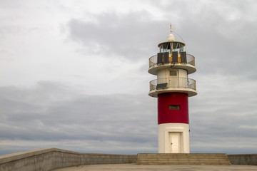 Fototapeta na wymiar Lighthouse in Cabo Ortegal, Galicia, Spain