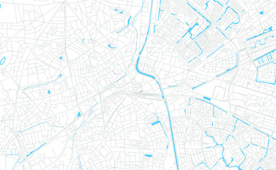 Apeldoorn, Netherlands bright vector map
