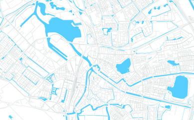 s-Hertogenbosch, Netherlands bright vector map