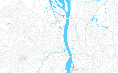 Maastricht, Netherlands bright vector map