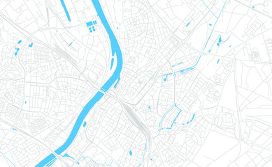 Venlo, Netherlands bright vector map