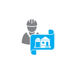 Engineering related icon on background for graphic and web design. Creative illustration concept symbol for web or mobile app