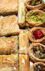 Mix of oriental dessert baklava