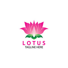 Fototapeta premium Vector lotus flowers design for spa, yoga class, hotel and resort