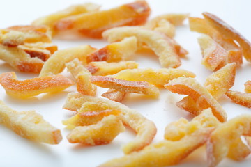  Image of dried orange peel from Thailand