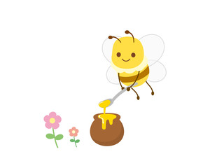 ミツバチ ワンポイント