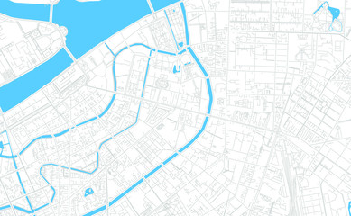 Saint Petersburg, Russia bright vector map
