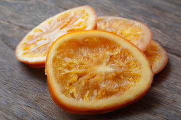 Image of dried orange slice from Thailand