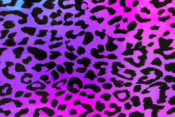 Obraz premium Seamless abstract background of pink, purple and black animal print