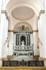 Padova, Italy. Interiors of Padua Cathedral (Cattedrale di Santa Maria Assunta).