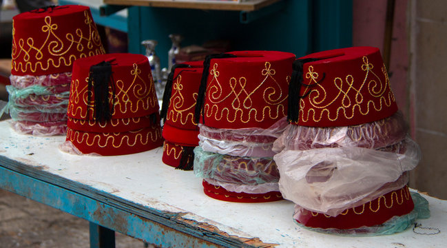 Fez in an open air market