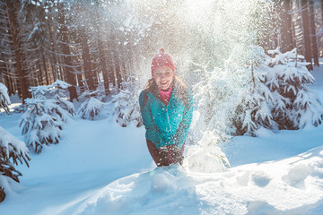 winter jogging